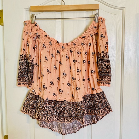 EUC Spell & the Gypsy Collective Sundown Lionheart Off Shoulder Top - Picture 13 of 17